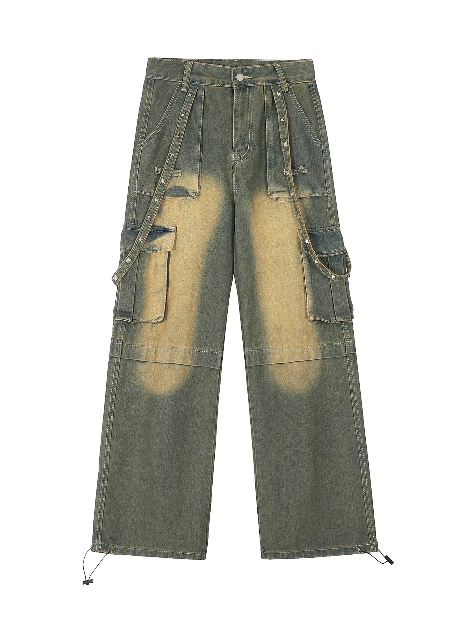 1984 High Street Retro Washed Workwear Jeans