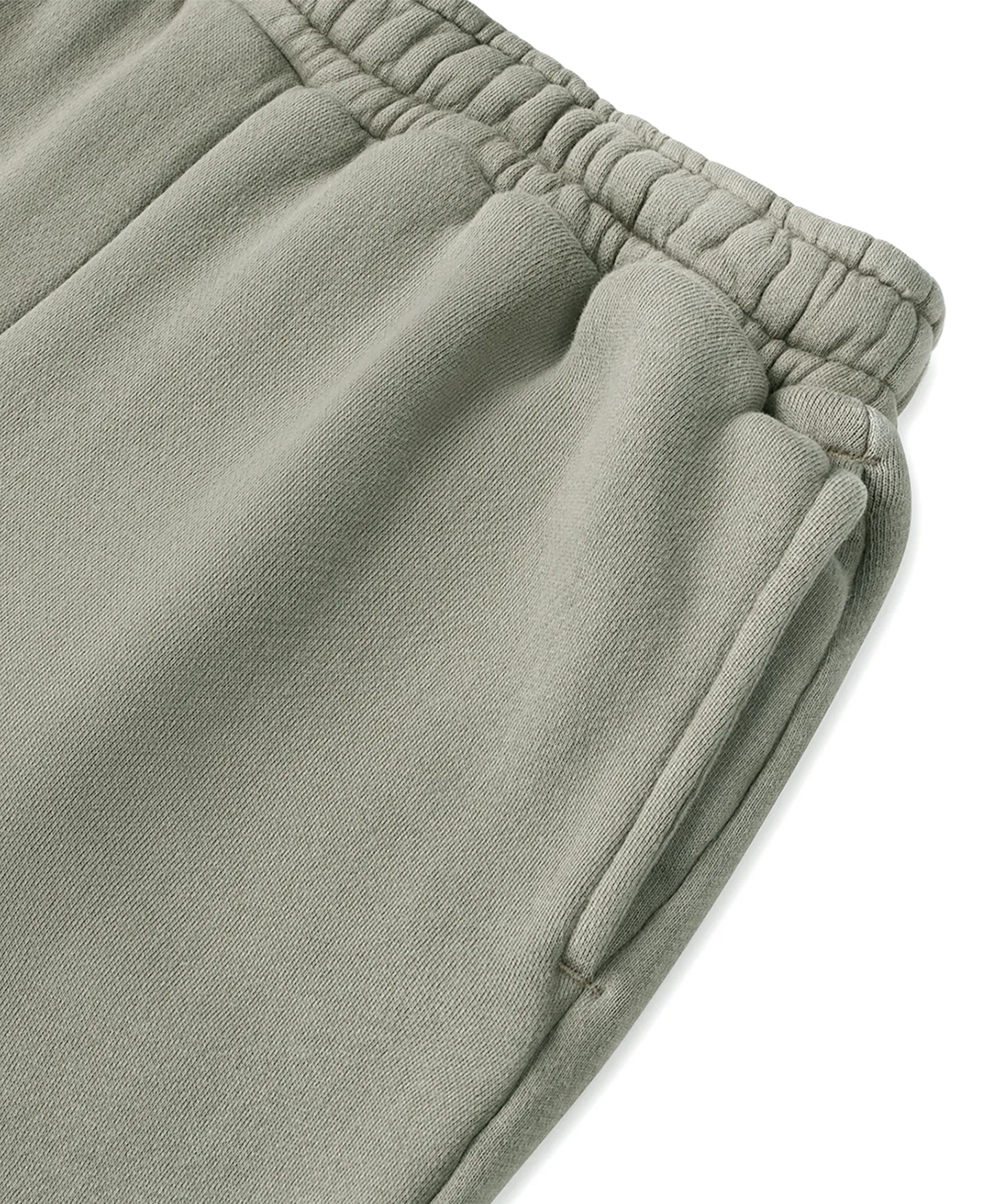 600 GSM 'Vintage Olive' Straight-leg Pants