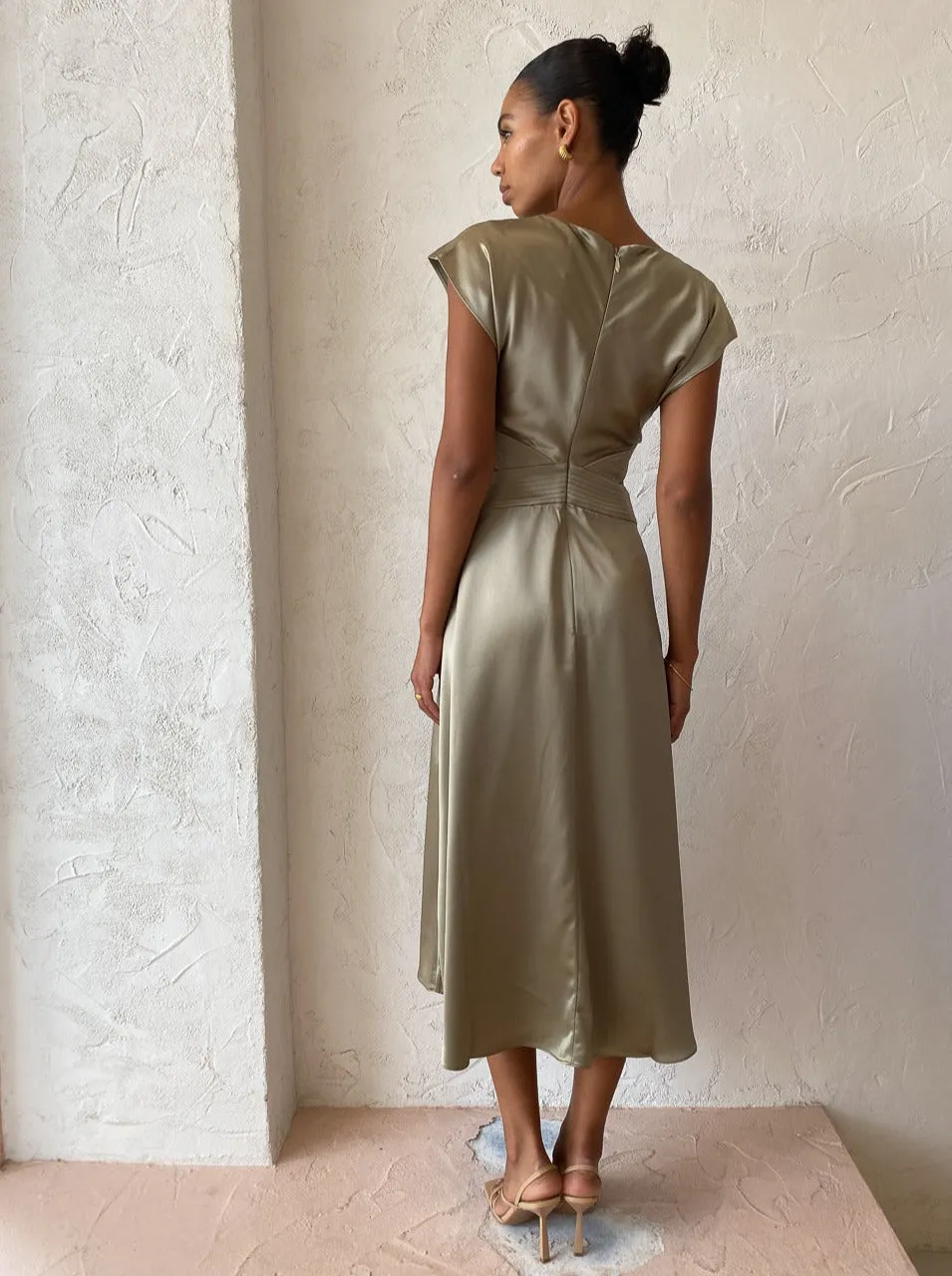 Acler Plympton Dress in Moss