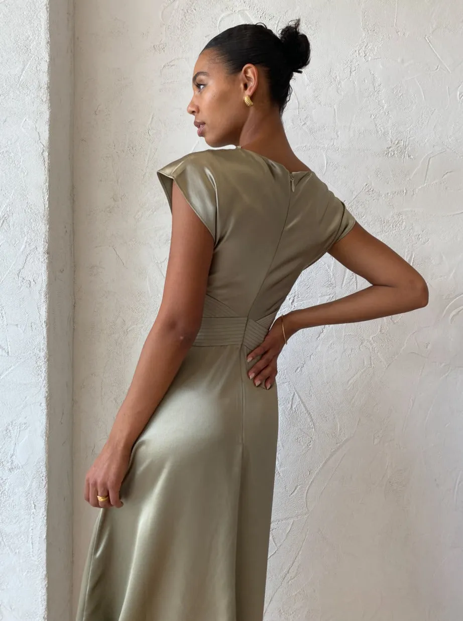 Acler Plympton Dress in Moss