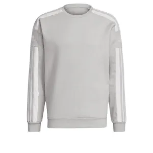 ADIDAS SQUADRA 21 SWEAT TOP TEAM LIGHT GREY/WHITE