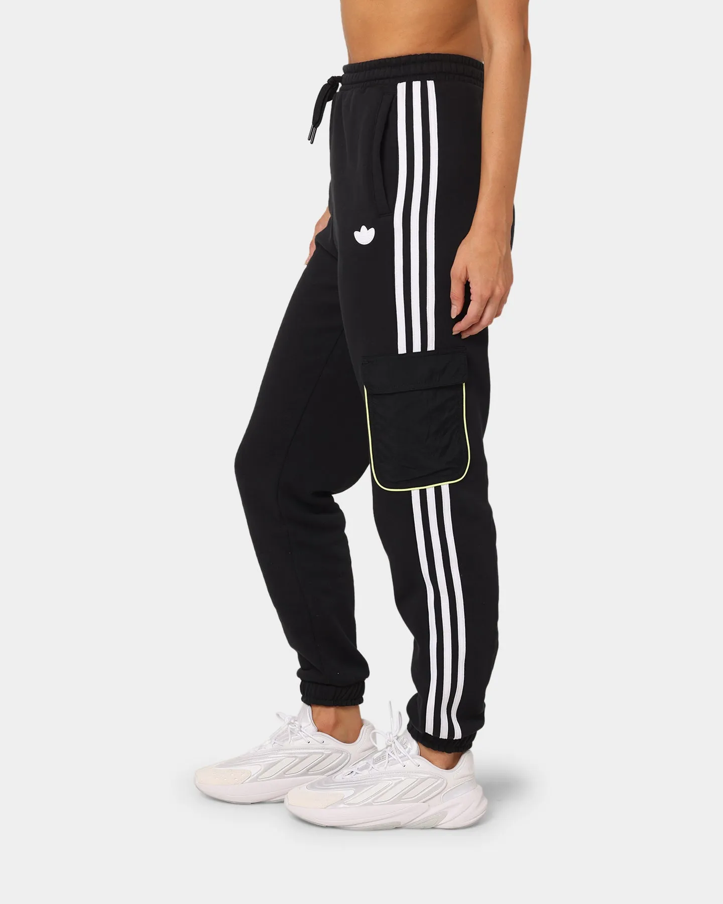 Adidas Women's Piping Cargo Pants Black