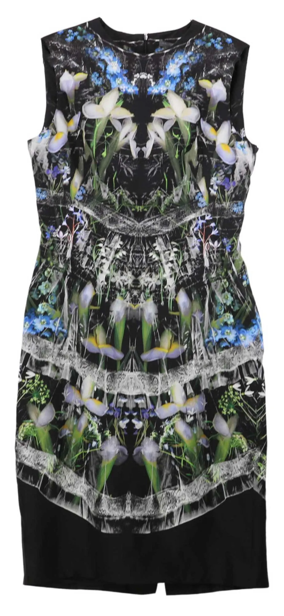 Alexander Mcqueen Women's Garden Flower Sleeveless Midi Dress