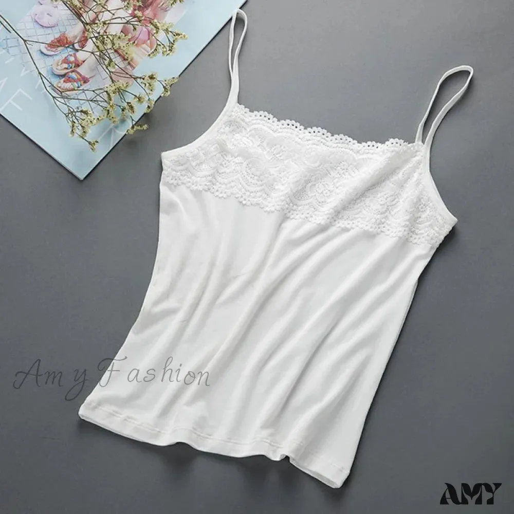 Amy Fashion - Basic Layer Sleeveless Tank Top