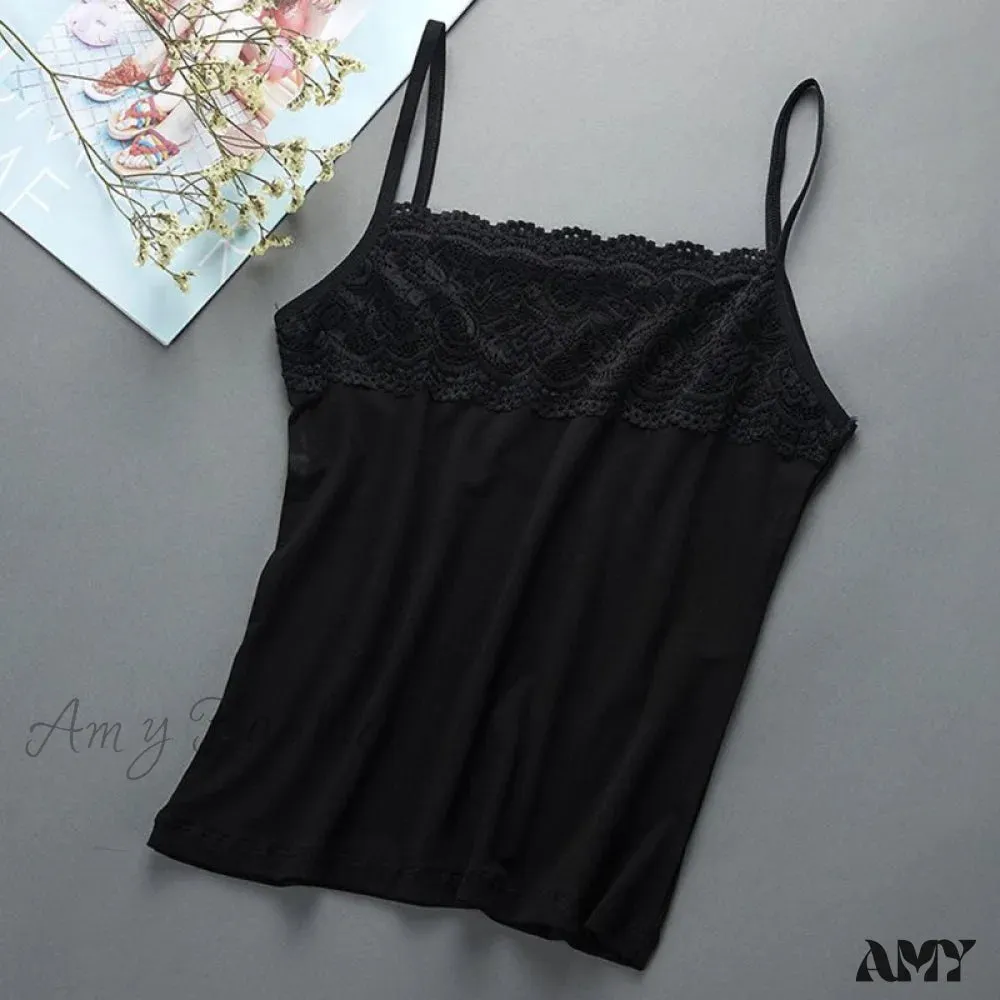 Amy Fashion - Basic Layer Sleeveless Tank Top