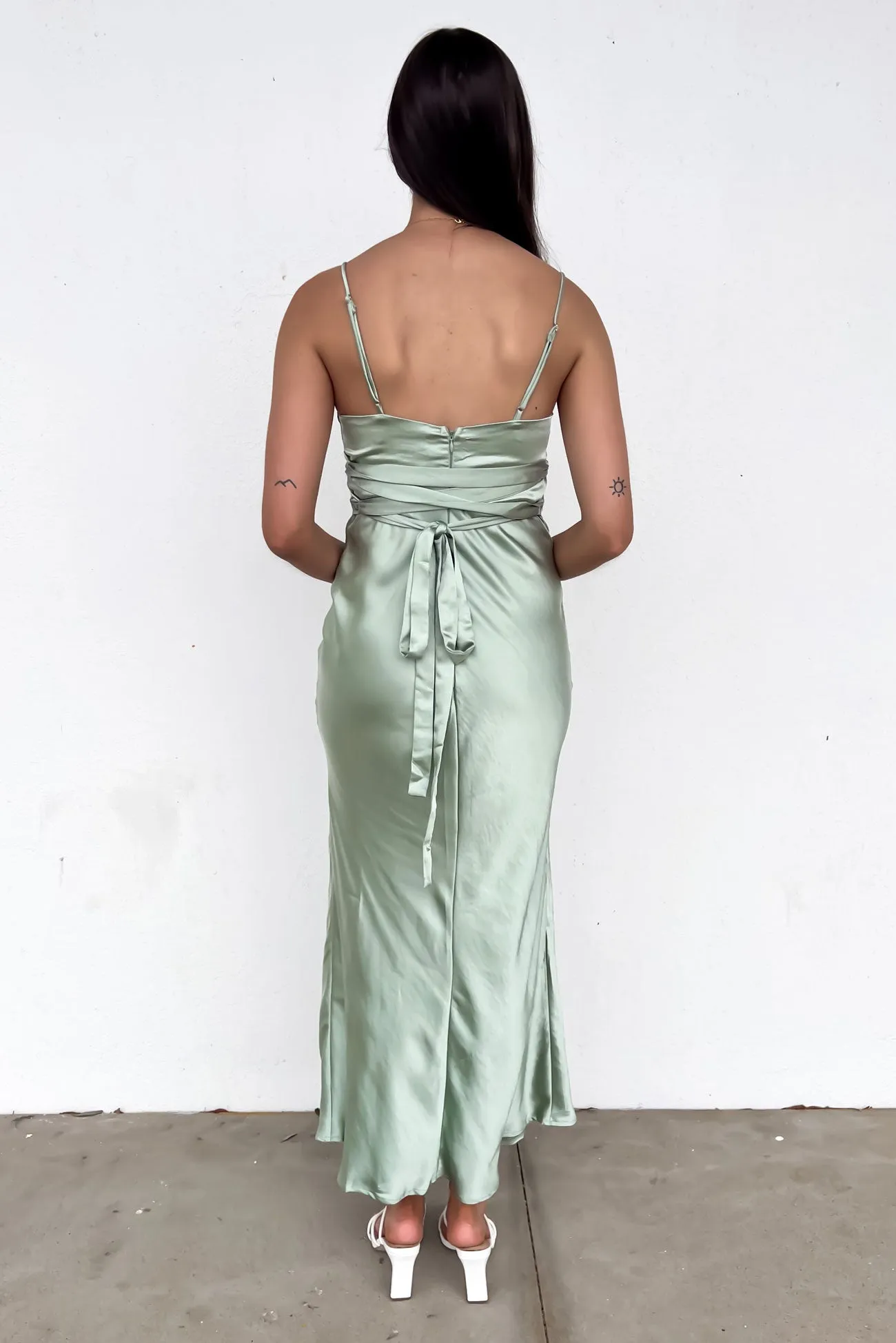 Arielle Midi Dress Sage