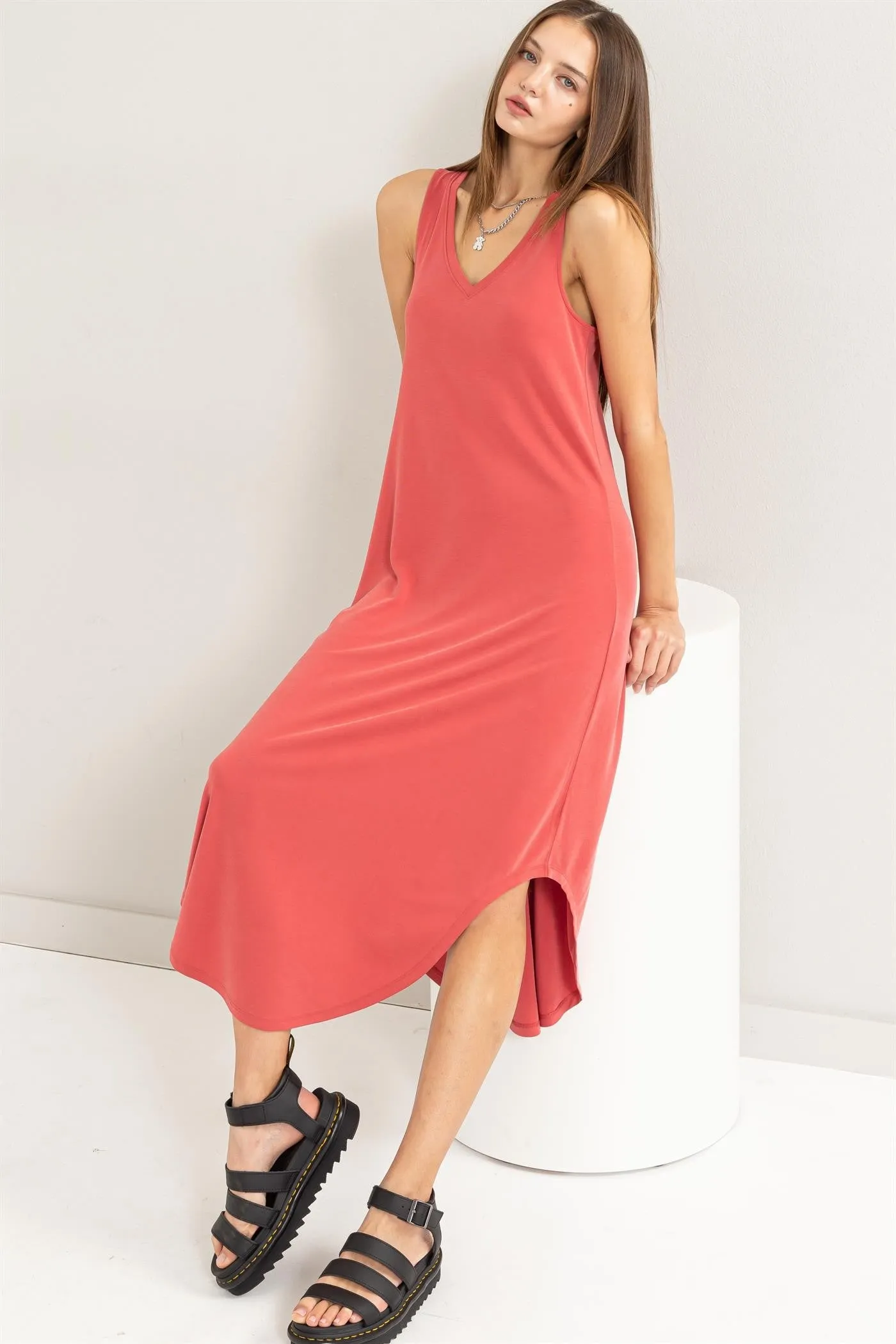 Ashton Sleeveless Midi Dress