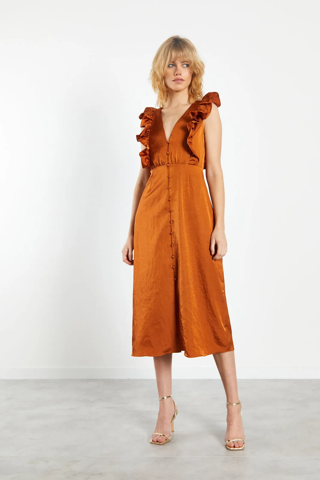 Autumn Ruffles Dress