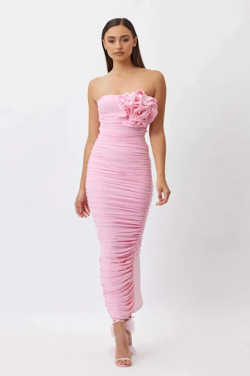 Bianca & Bridgett Tara Midi Dress - Pink