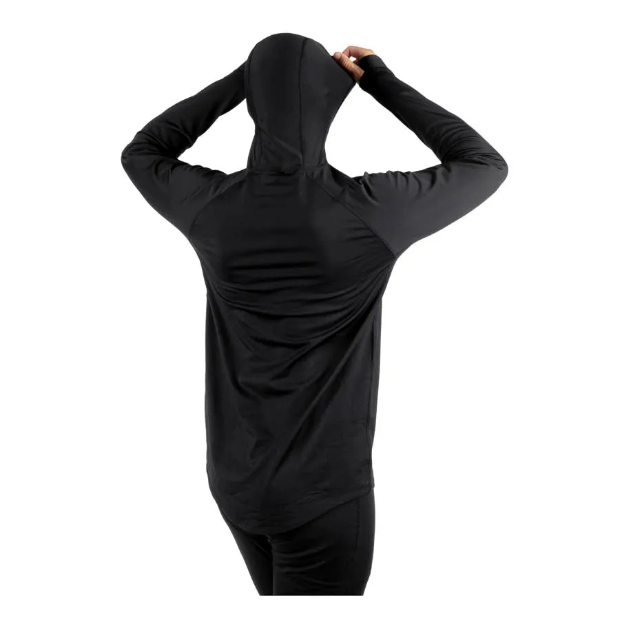 Black Strap Therma Hooded Base Layer Top 2023