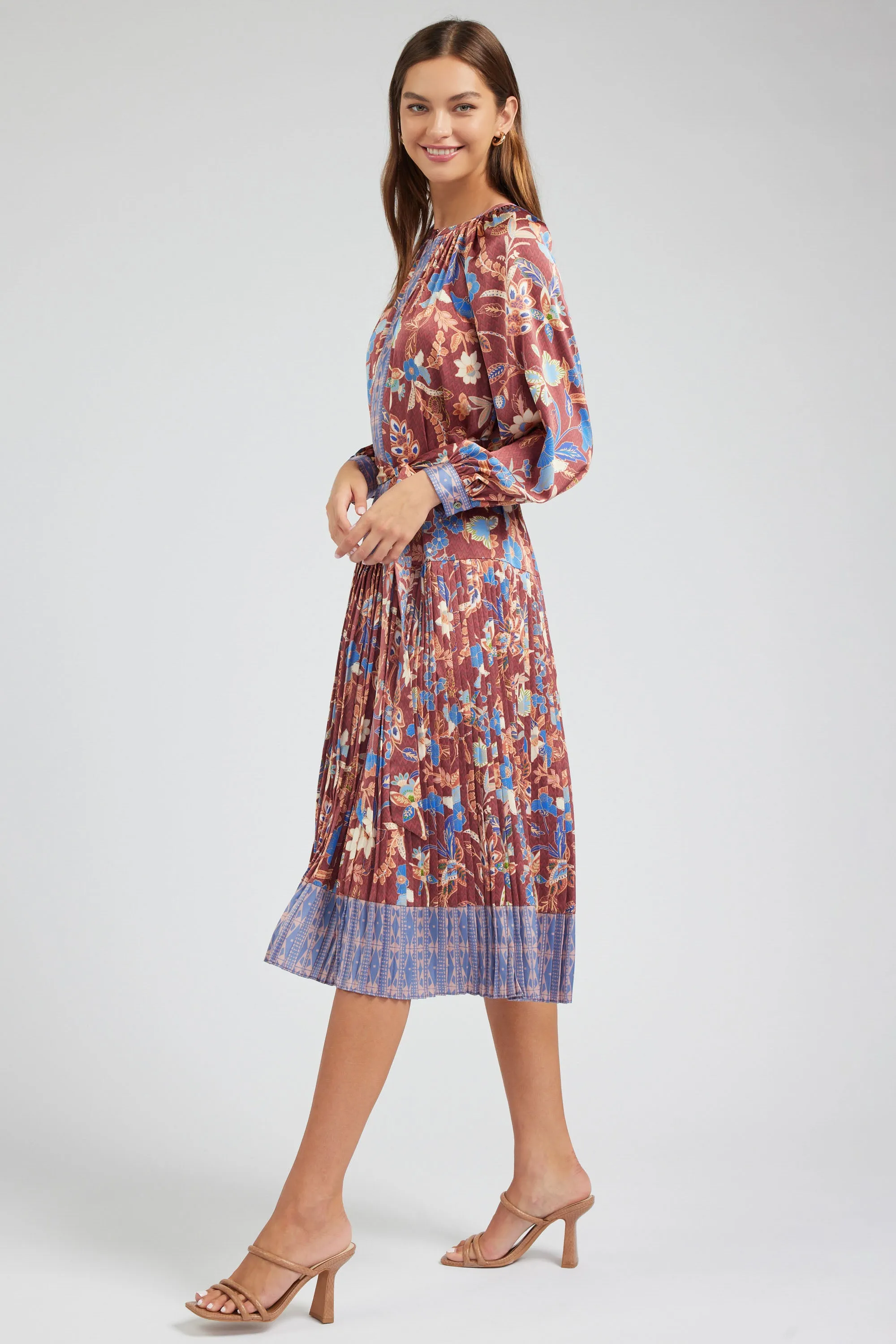 Botanical High Neck Dress