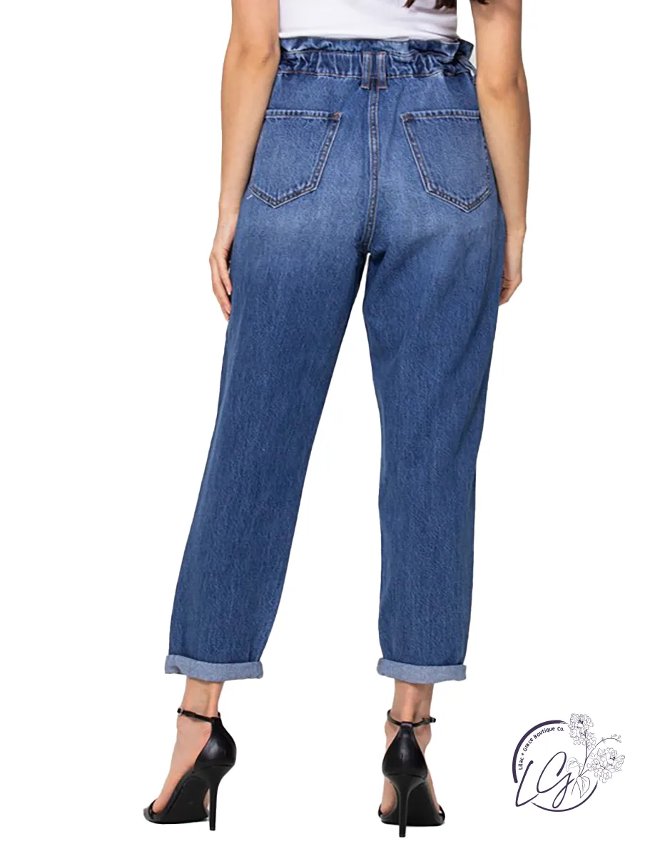 Brenda High-Rise Mom Straight by Cello Jeans