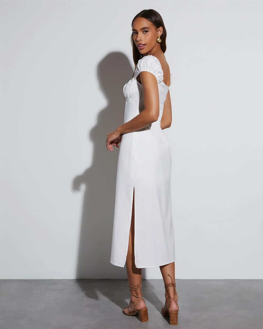 Bridal Bliss Sweetheart Midi Dress