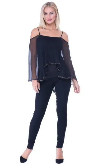 Brittney Overlayered Tank