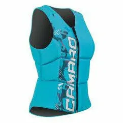 Camaro Impact Comp Vest Pro Women-Turquoise Reversible