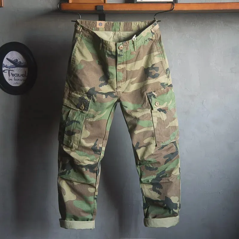 Camouflage Pattern Cargo Pants