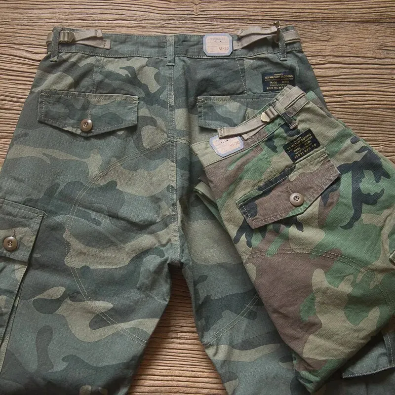 Camouflage Pattern Cargo Pants