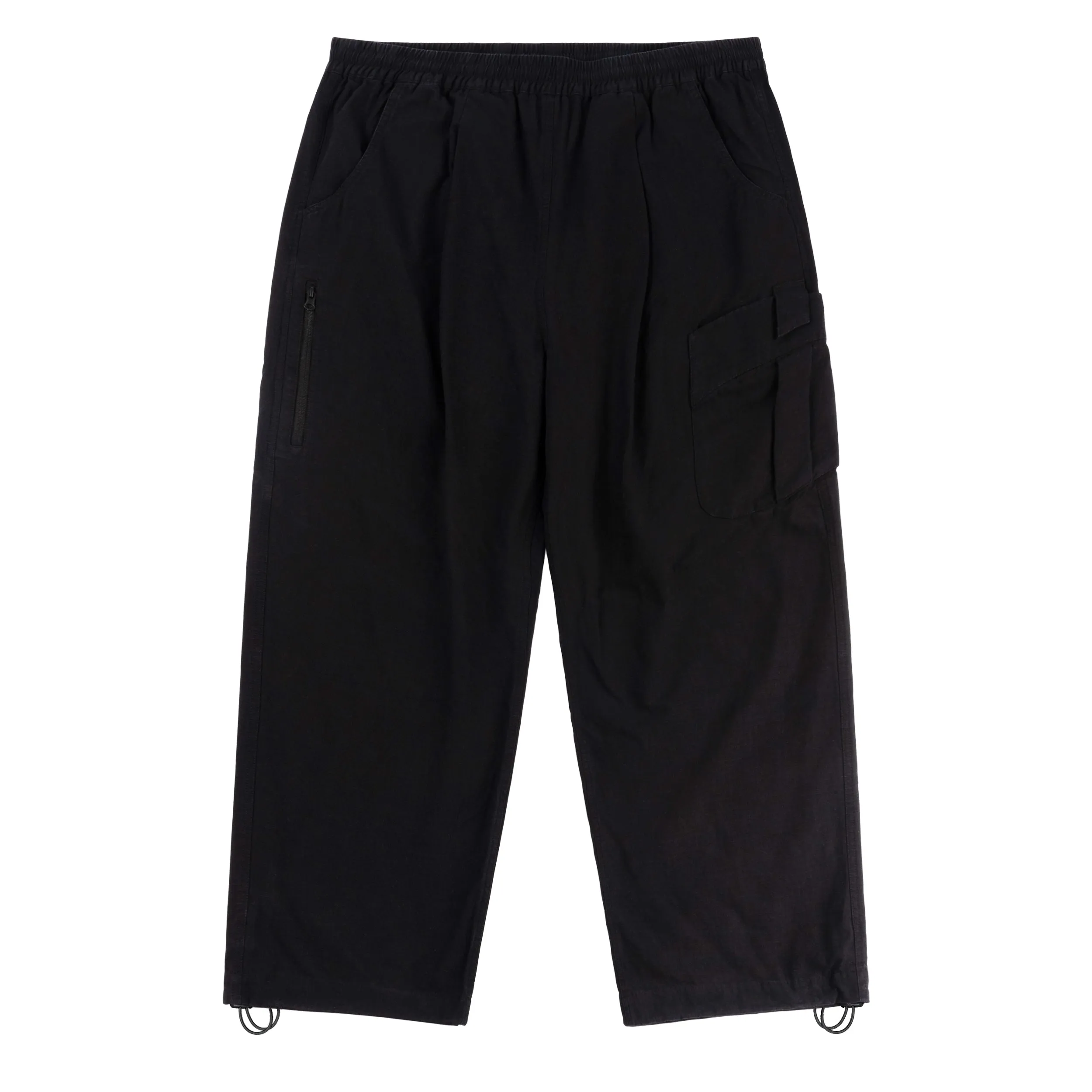 Cargo Baggy Utility Pants, Black