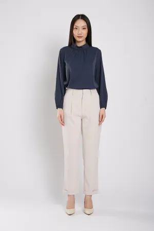 Carinne Tailored Pants in Beige