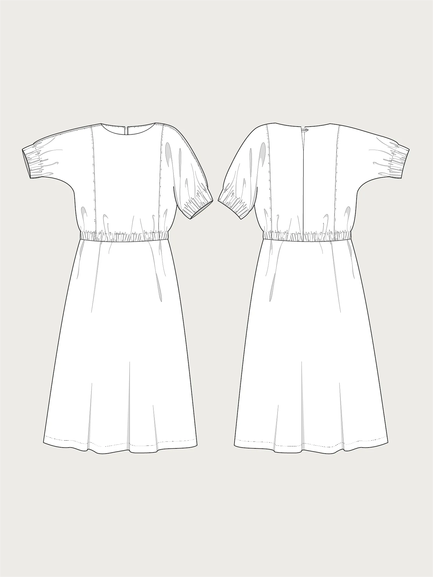 CUFF DRESS PATTERN