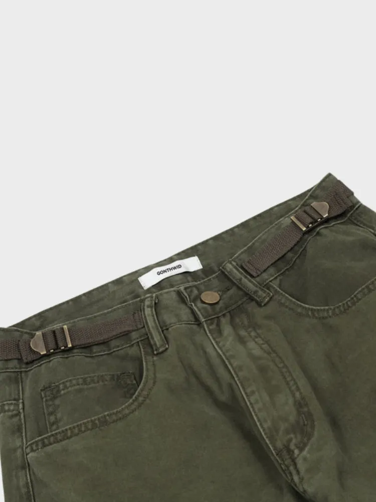 Decarba Loose Fit Pocket Cargo