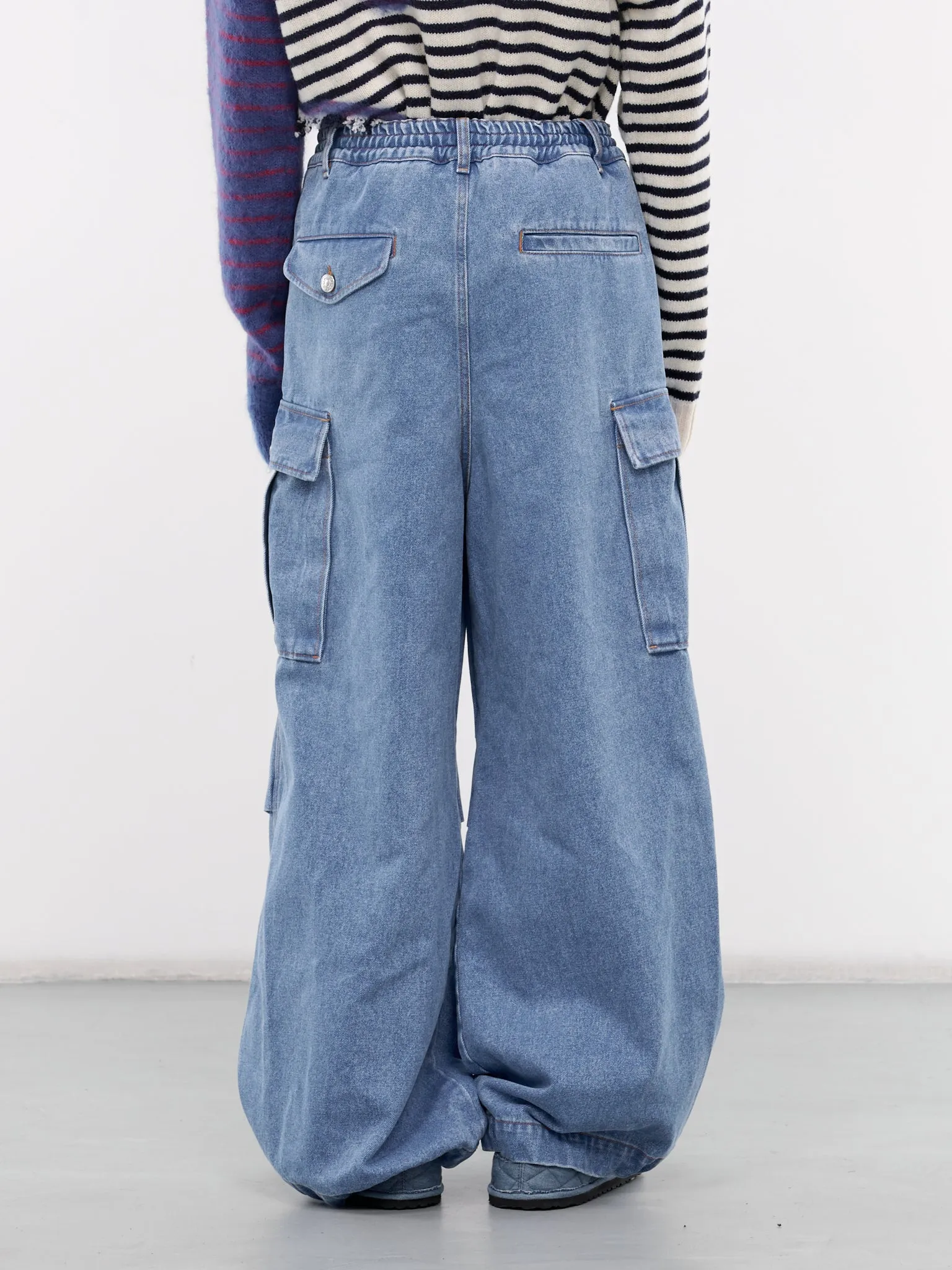 Denim Cargo Pants (PUJU0082X0-USCW91-BLUE)