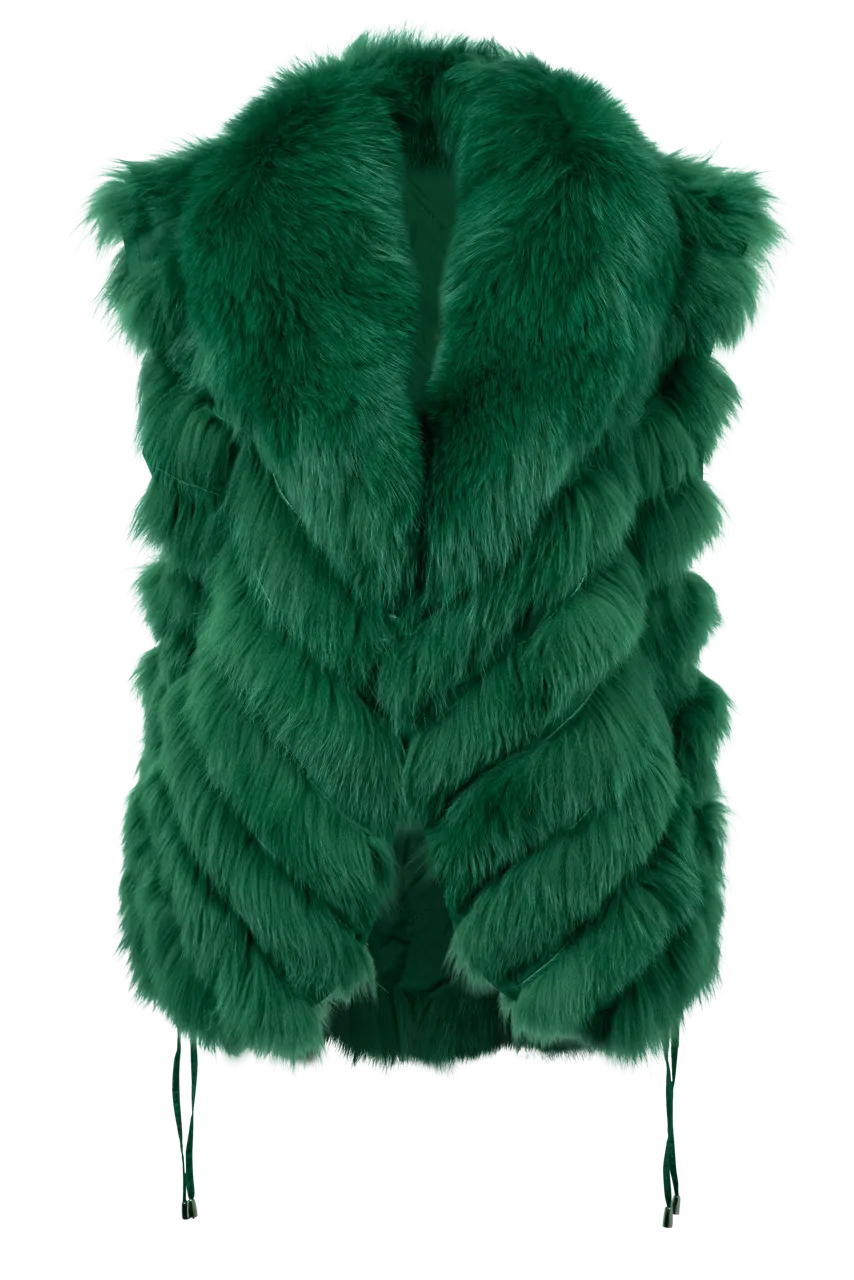 Diomi Fox Fur Vest