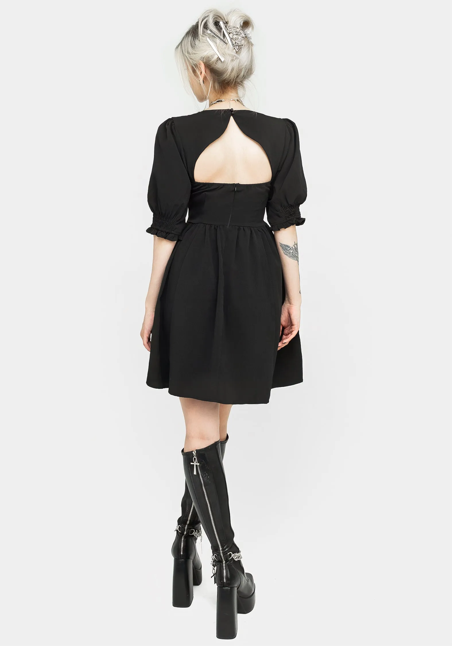 Divination Textured Mini Dress