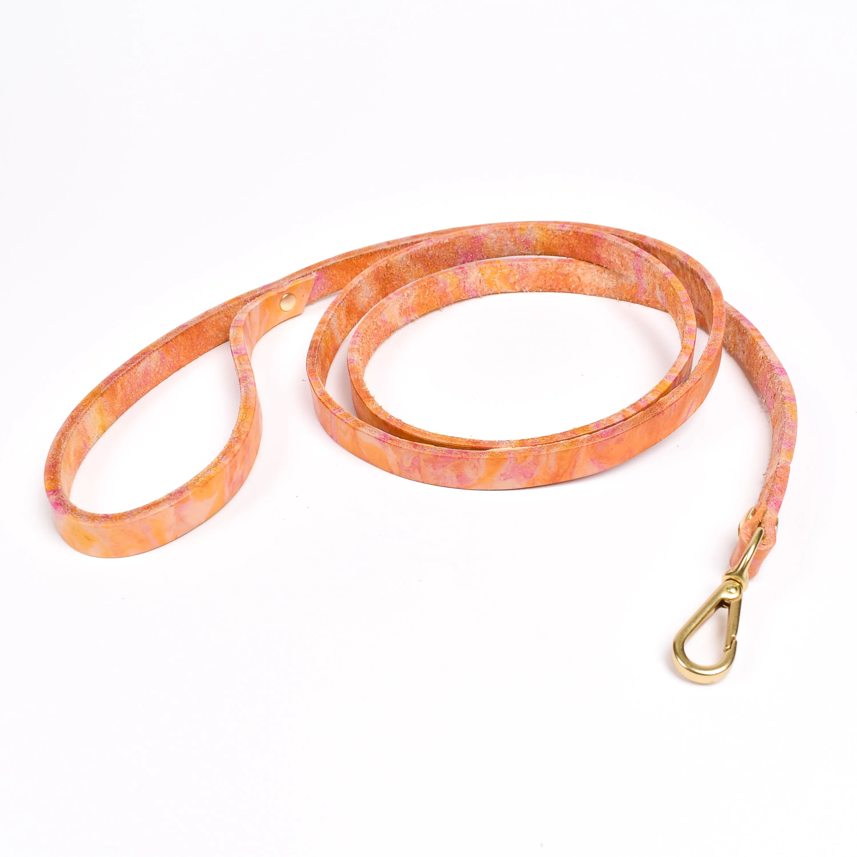 Dog Leash • Marbled Leather