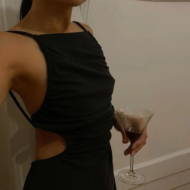 Dunnmall Gotta This Perfect Backless Midi Dress