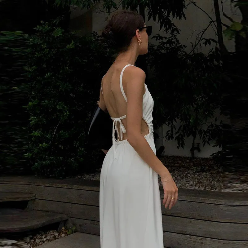 Dunnmall Gotta This Perfect Backless Midi Dress