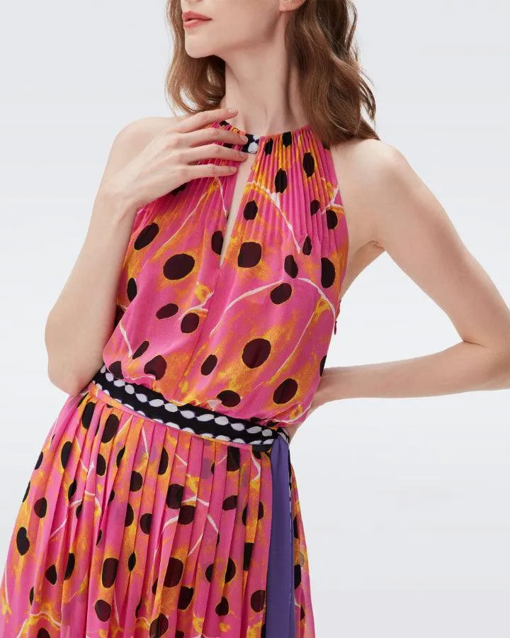 DVF Miriam Dot Maxi Dress