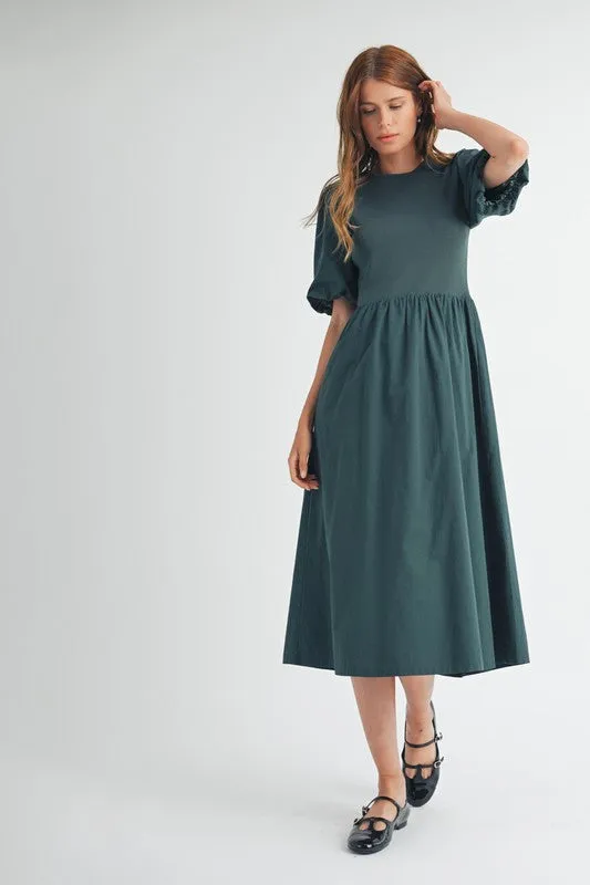 Falling For You Midi Dress