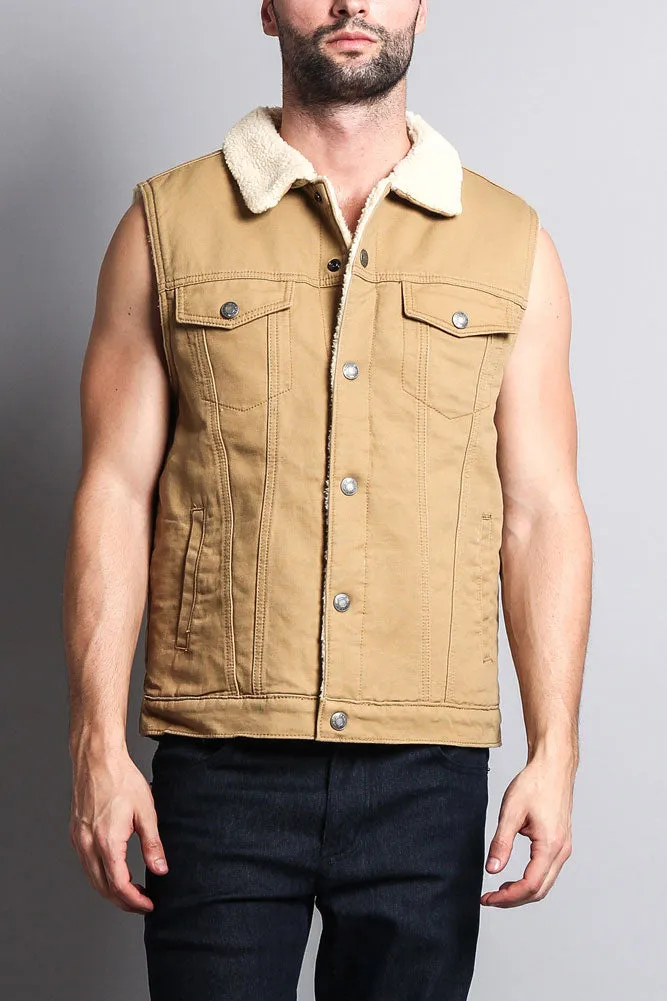 Faux Shearling Vest