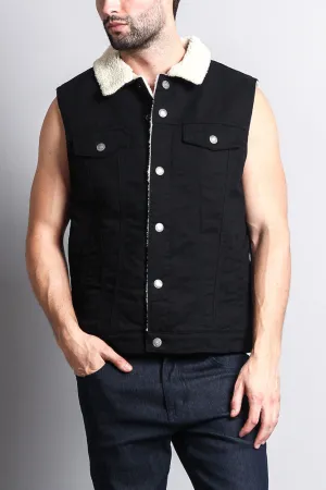 Faux Shearling Vest