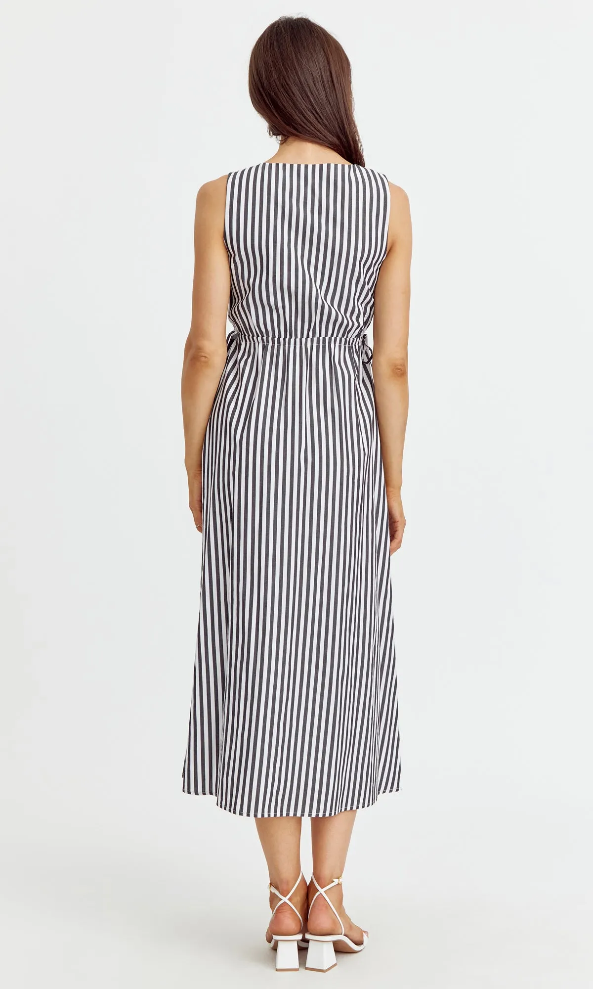 Ferbie Stripe Midi Dress