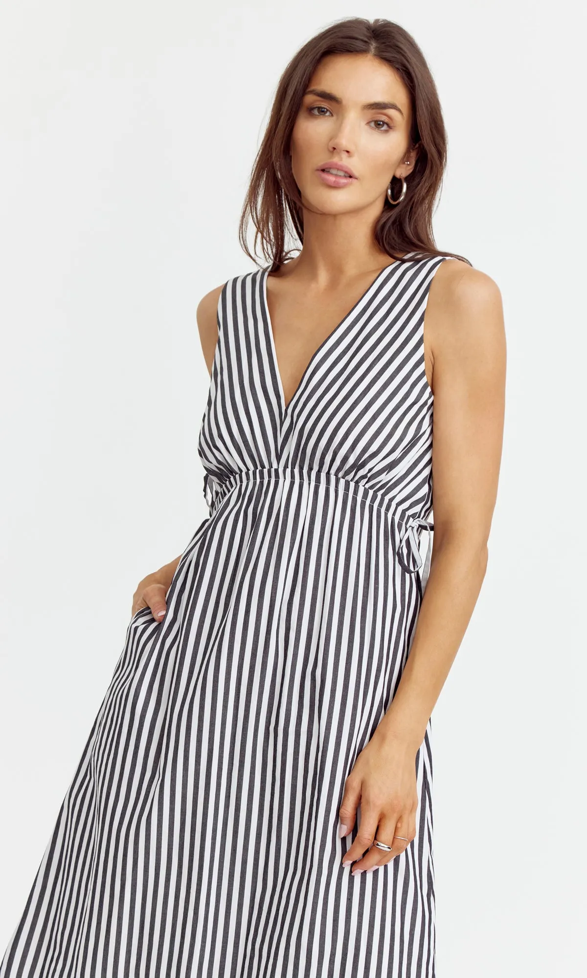 Ferbie Stripe Midi Dress