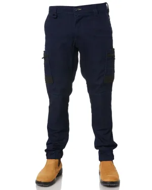 Flex and Move Stretch Cargo Cuffed Pants - Navy