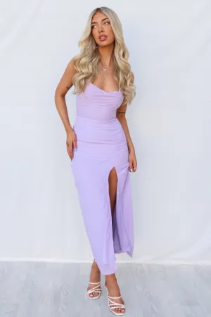 Frost Midi Dress - Lilac