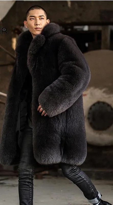 Full Thick Real Fox Fur Coat