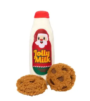 FuzzYard Christmas Dog Toy (Jolly Milk & Cookies 3pc)