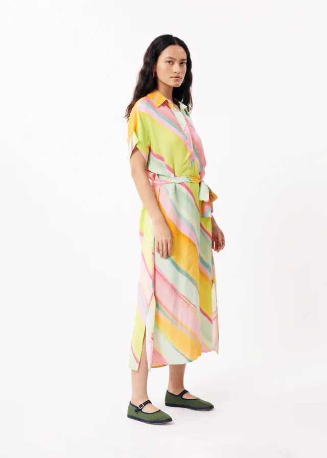 GALIENA MIDI DRESS (MULTICOLOUR)