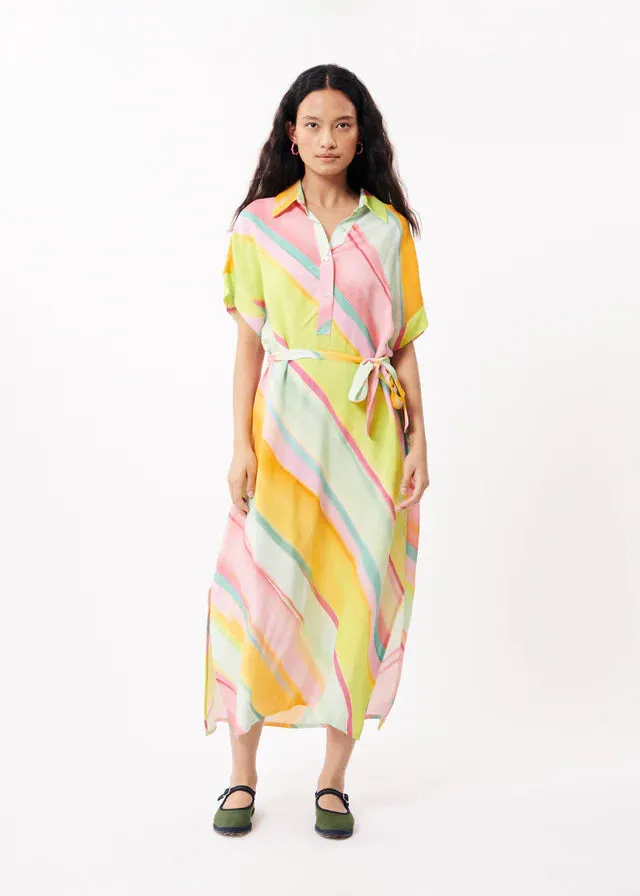 GALIENA MIDI DRESS (MULTICOLOUR)