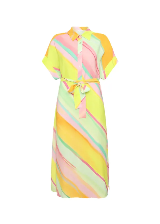 GALIENA MIDI DRESS (MULTICOLOUR)