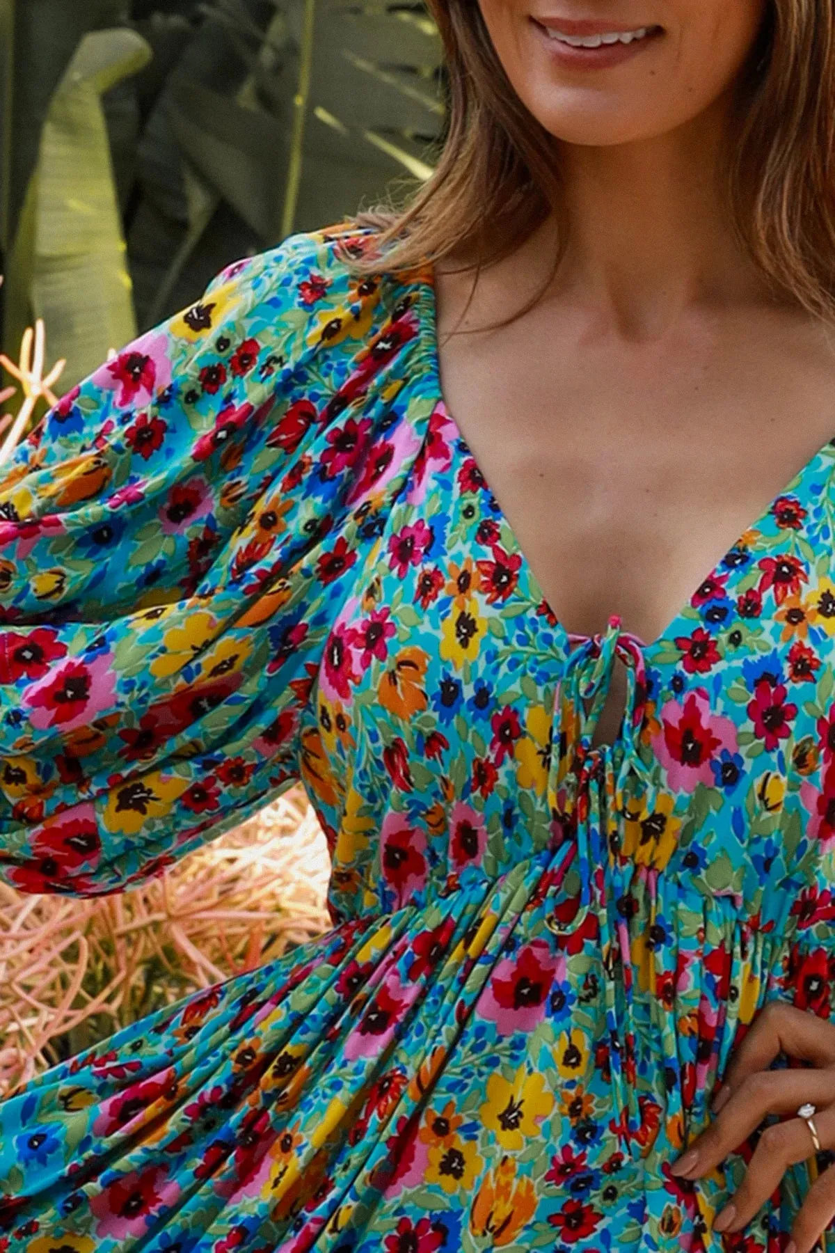 GARDEN PARTY MIDI DRESS