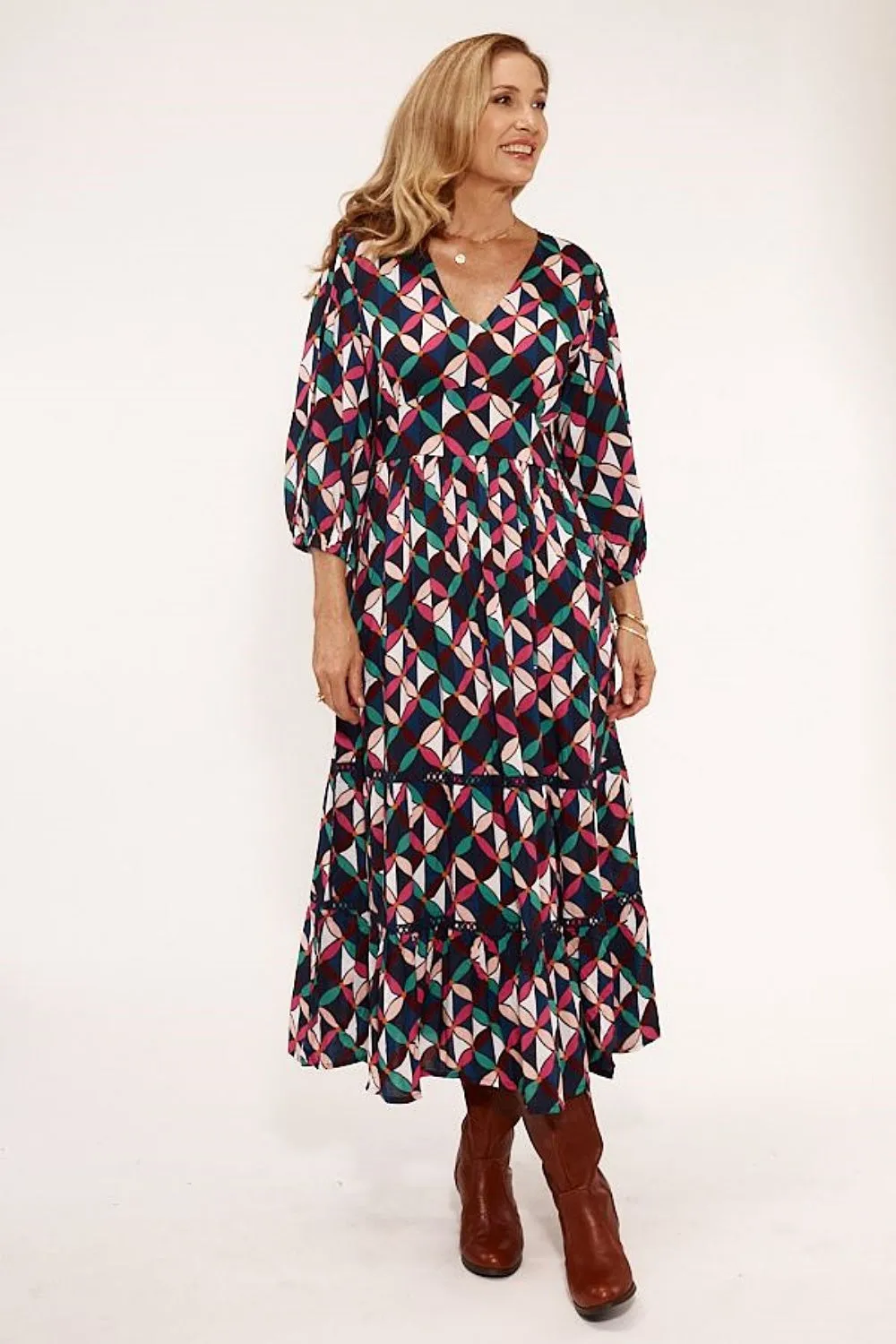 GEO MAXI DRESS