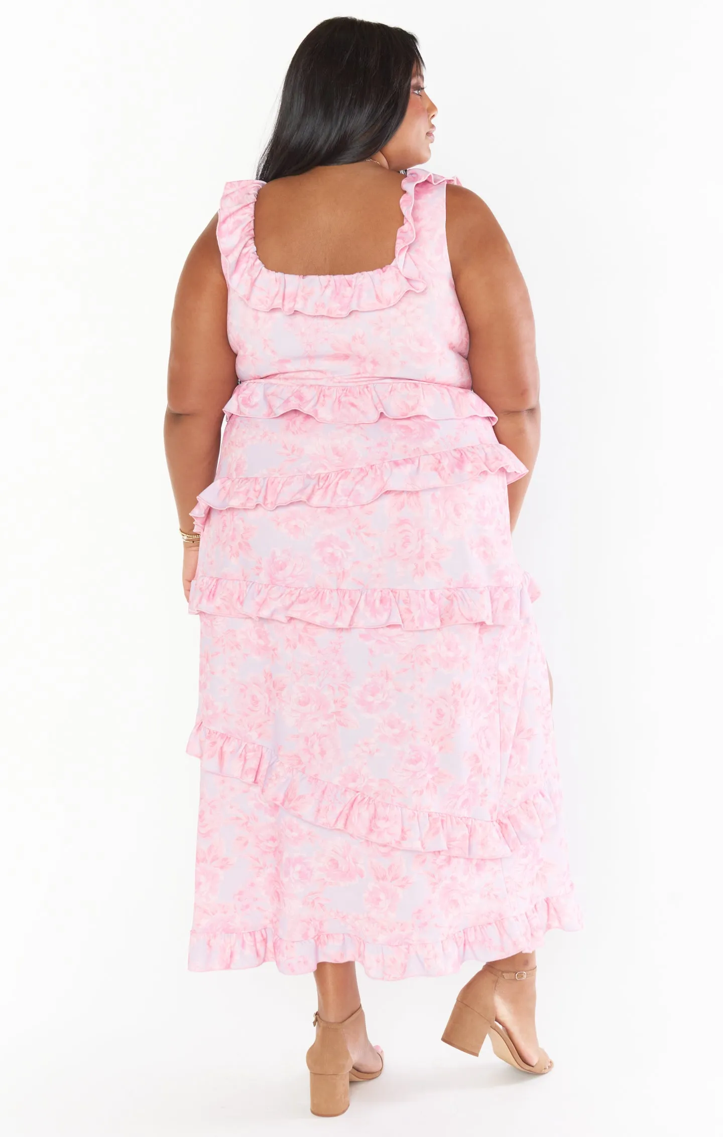 Greta Dress ~ Blushing Floral Stretch