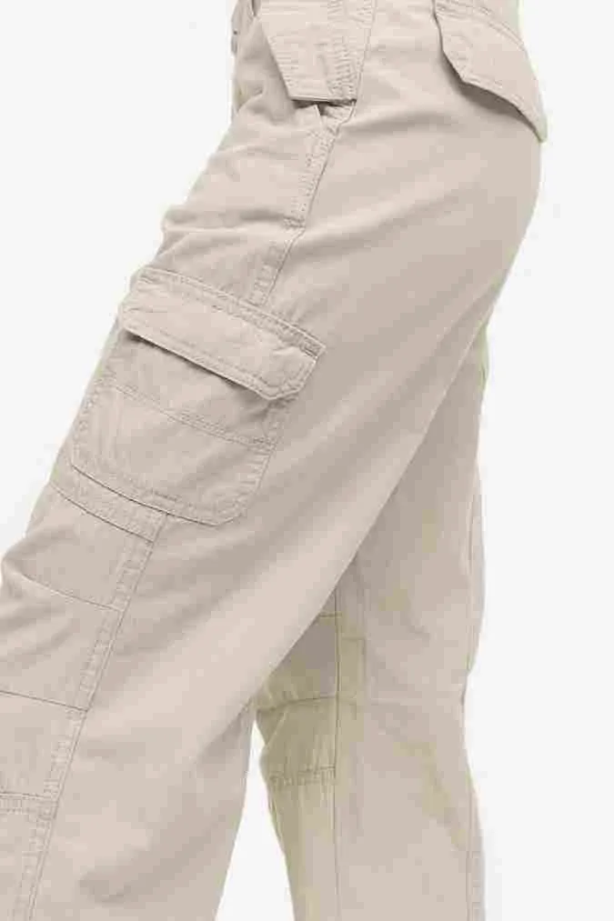 H&M Low-waist Cargo pants, light beige