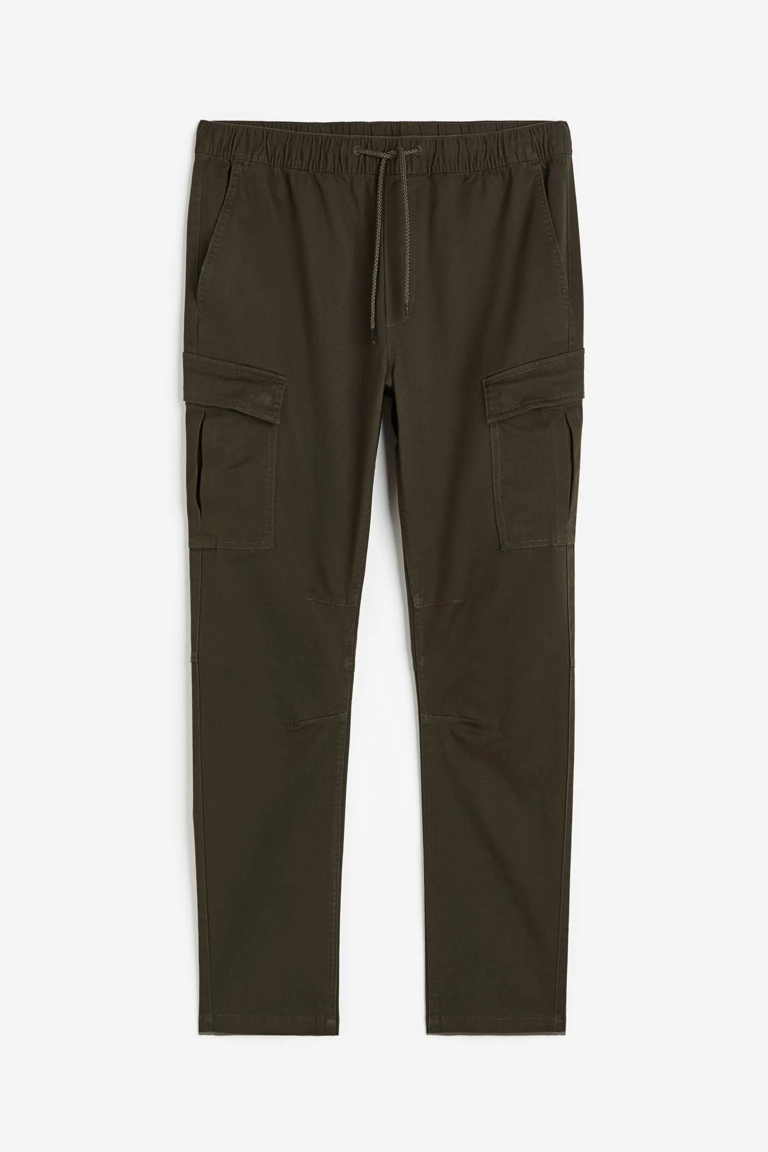 H&M Skinny Fit Cargo Pants, dark green