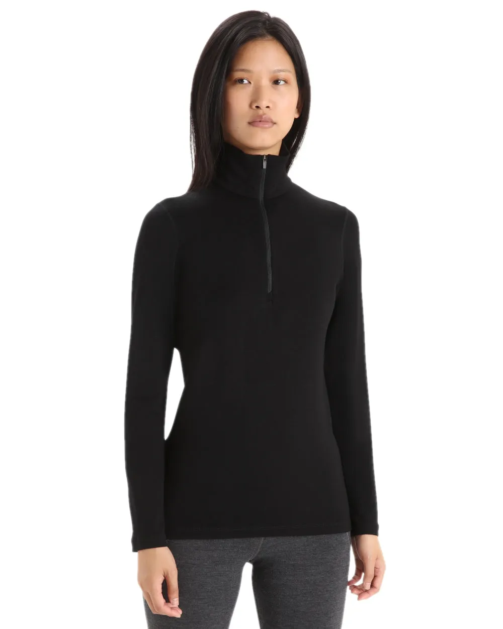 Icebreaker Womens Merino 260 Tech Half Zip Thermal Top